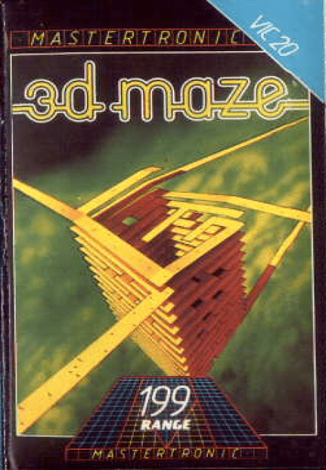 3d Maze box art for Vic-20